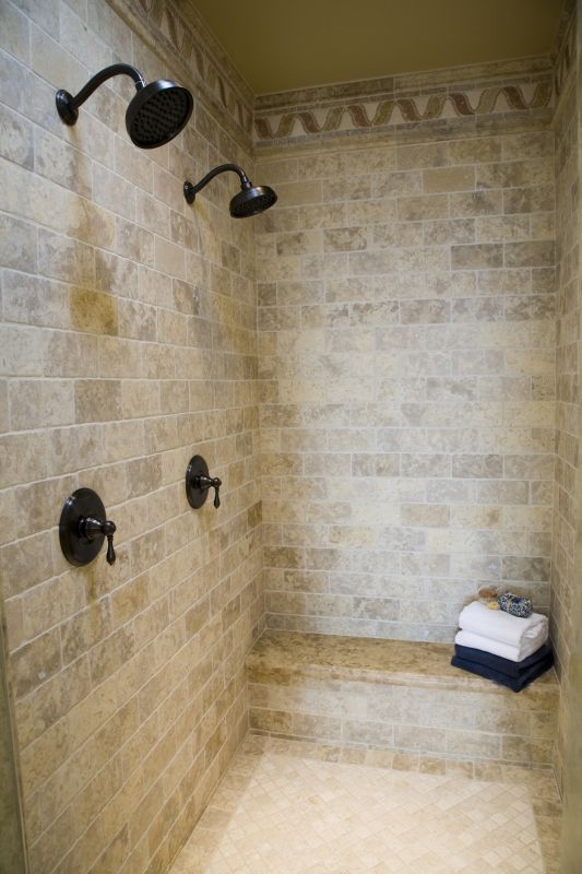Luxury Shower with Multiple Shower Heads